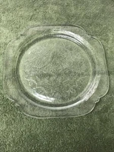 Federal Depression Glass Clear Madrid  DINNER PLATE 10 3/8" Vintage DISC 1939 - Picture 1 of 1