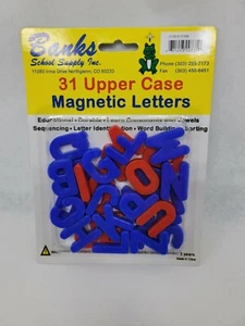 31 Upper Case Magnetic Letters (Banks School Supply Inc) - Picture 1 of 1