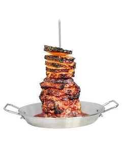 Vertical Skewer Grill Stand 3 Removable Spikes for Al Pastor Shawarma Gyros - Picture 1 of 7