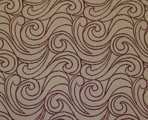 OUTDURA FROLIC POPPY RED GEOMETRIC JACQUARD OUTDOOR INDOOR FABRIC BY YARD 54"W - Picture 1 of 5