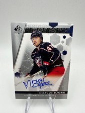 2022-23 SP Authentic Marcus Bjork Future Watch Auto /999