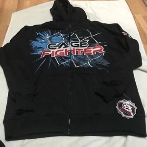 CAGE FIGHTER MMA AUTHENTIC CHUCK LIDDELL THE ICEMAN HOODIE SWEATSHIRT XL NWT UFC - Picture 1 of 13