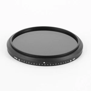 58mm Fader Adjustable Variable Neutral Density ND Lens Filter ND2/4/400 - Picture 1 of 7