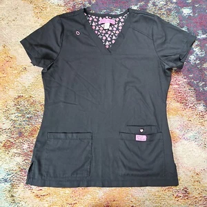 Betsey Johnson Freesia Damen-Peeling-Top schwarz Größe Small – B101 - Bild 1 von 11