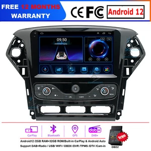 Android13 Carplay Head Unit Car Stereo GPS Sat Nav For Ford Mondeo MK4 2011-2013 - Bild 1 von 23