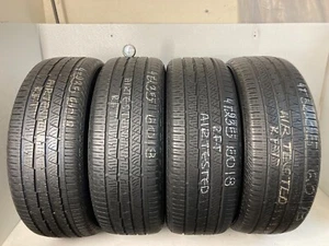 Set 4 Tires 235 60 18 Continental CrossContact LX Sport Run Flat (60-70% Tread) - Picture 1 of 11