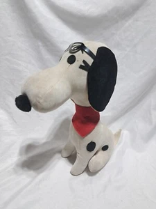 Snoopy Stuffed Toy Vintage 1968 Sakai & Co HARD STUFFED TOY DOLL (RARE) L@@K - Picture 1 of 10