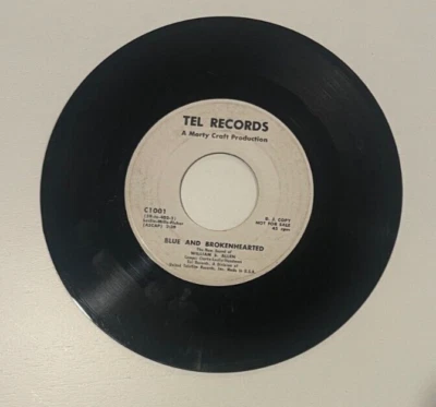 WILLIAM S ALLEN BLUE AND BROKENHEARTED/TANGO IV TEEN TEL RECORDS 45 - Image 1 of 2