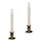 2 Paare Simulation Swing Elektronische Kerzen Lange Kerzenlampen Dekorative