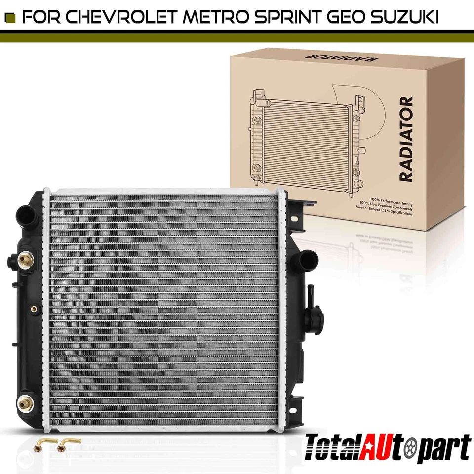 Radiador con enfriador de aceite de transmisión para Chevrolet Metro 1992 Suzuki Swift 1989-1994 Foto 1 de 4