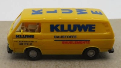 WIKING Ho 1/87 VW Kombi Transporter T3 Materiali Baustoffe Bauelemente Kluwe - Immagine 1 di 4