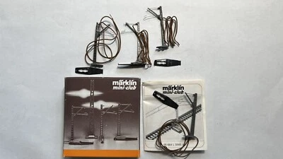 V 167 - 4 Poteaux pour ligne aérienne caténaire MARKLIN 8912 Anschlubmast - Photo 1/4