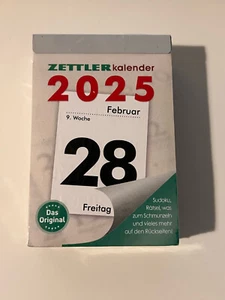 Abreißkalender 2025 - 6,6x9,9 cm - Tageskalender - Mit Sudokus, Rätseln... - Bild 1 von 1