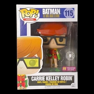 Funko Pop + Protector! Heroes #115 The Dark Knight - Carrie Kelley Robin *Como Nuevo* - Imagen 1 de 12