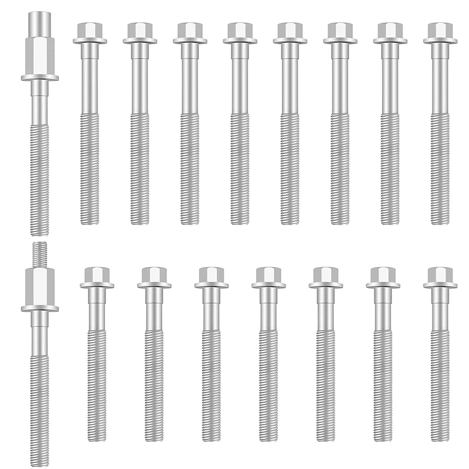 Parafusos de cabeça compatíveis com 1997-2009 Chevrolet Equinox Pontiac Torrent 3.4L - Imagem 1 de 1
