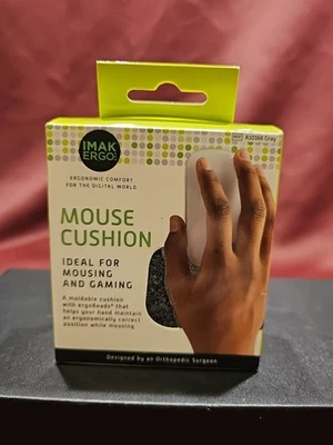 IMAK A10166 Mouse Wrist Cushion, Gray, NEW - Image 1 of 2