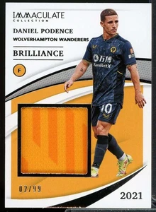 Daniel Podence Card 2021 Immaculate Collection Brilliance Premier League #5  - Imagen 1 de 2