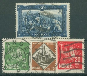 Norwegen 1930 König Olaf II Gemälde 155/58 gestempelt - Imagen 1 de 1