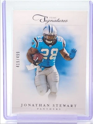 JONATHAN STEWART 2012 PANINI PRIME SIGNATURES FOOTBALL /499 Q0333 - Image 1 of 2
