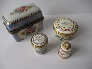 Halcyon Days 1983 Valentines Day Staffs Pottery trinket box Halcyon Days enamel - Picture 1 of 18