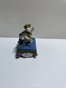 PHB Porcelain Hinged Trinket Box Nutcracker Mouse King No Cheese - Picture 1 of 8