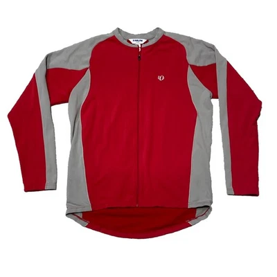 PEARL IZUMI IQ Unisex XL Thermal Jacket Full Zip Cycling Red & Gray - Image 1 of 4