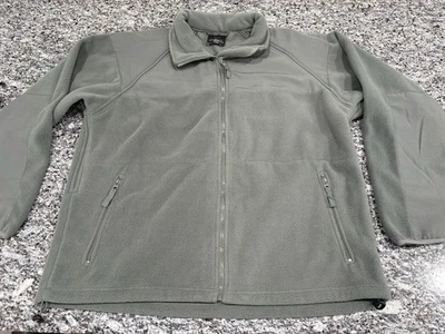 Rothco Spec Op Tactical Fleece Jacket Large Green Full Zip Olive Drab - Image 1 of 4