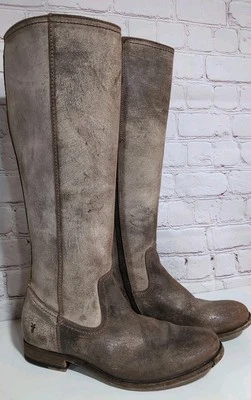 Bota Frye Melissa Interior Cremallera Hasta la Rodilla Marrón Chocolate Talla 7.5 B 3470895 México Foto 1 de 4