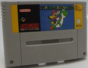 Super Mario World (1992) Super Nintendo SNES Video Game - CARTRIDGE ONLY - Picture 1 of 2