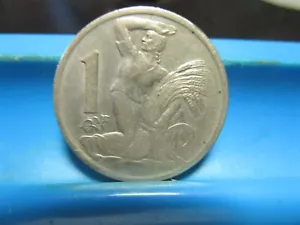 1922 Czechoslovakia - One Koruna - UNC (V-28) - Bild 1 von 2