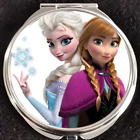 Miroir compact maquillage beauté Queen Elsa princesse congelée Anna Let it Go beauté Disney