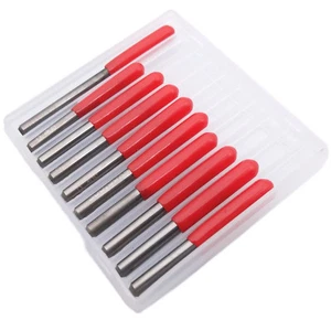 US Stock 10pcs Carbide PCB Engraving Bits CNC Router Tool 45 degrees 0.2mm - Picture 1 of 4
