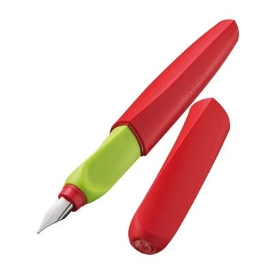 Caneta-tinteiro Pelikan Twist vermelha - Caixa nova média - Imagem 1 de 2