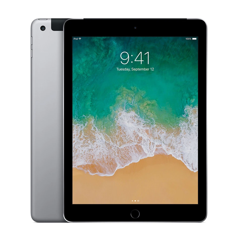 Apple iPad (5. Gen.) Wifi + LTE Tablet 32 GB Space Gray "Gratis Versand" - Bild 1 von 1