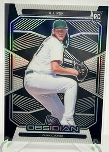2020 Panini Chronicles Obsidian Baseball A.J. Puk Rookie #27