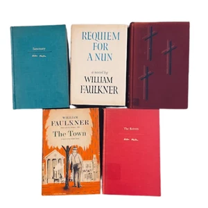 Vtg. WILLIAM FAULKNER Published by Random House - Five Book Lot (1951-1962) - Bild 1 von 15