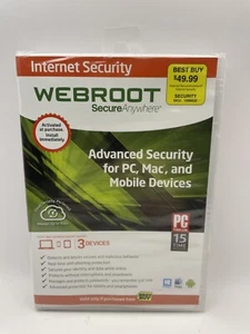Webroot SecureAnywhere Internet Security for Windows, Mac, Android & iOS - Picture 1 of 3