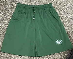 New York Jets Basketball Shorts Men’s 2XL Green Drawstring Football Pockets - Picture 1 of 3