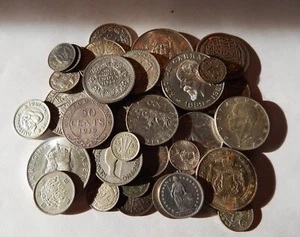 1 Troy Pound, 12 ounces, 375 Grams Collection of World Silver Coins 40 Different - Bild 1 von 1