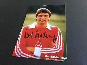KURT NIEDERMAYER FC BAYERN MÜNCHEN signiert signed Photo 10x15 Autogramm - Picture 1 of 1