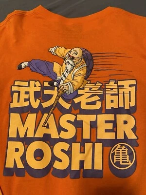 Dragon Ball Z MASTER ROSHI Adulto Unisex PEQUEÑO Manga Larga COMO ESTÁ Marcas Foto 1 de 4