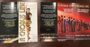 A Chorus Line zwei Anzeigen/Flyer Broadway Revival Mario Lopez - Bild 1 von 2