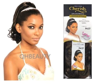 Cherish Synthetic Drawstring Curly Hair Extension Ponytail - Kingston Girl - Image 1 of 3