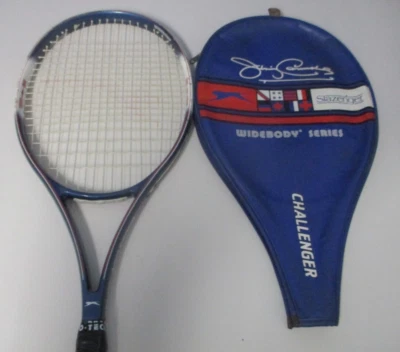 Vintage Slazenger CHALLENGER Jimmy Conners Widebody Series Tenins Racquet + Case - image 1 of 4