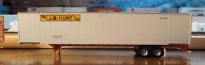J.B. HUNT 53' CONTAINER & JBHU 53' CHASSIS JBRU HO SCALE - Picture 1 of 11