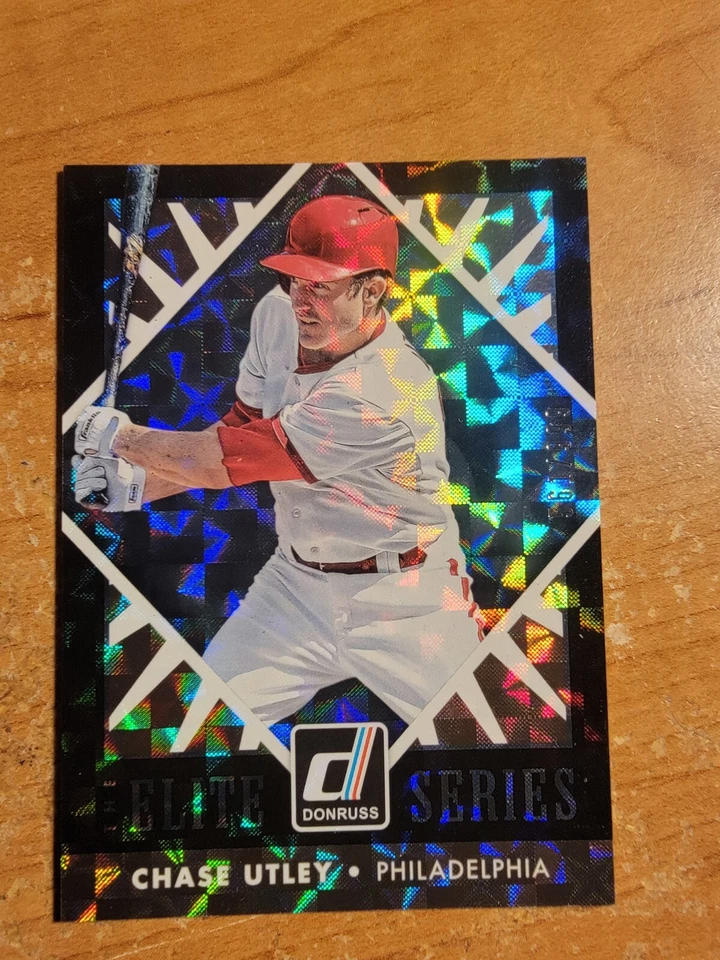 Donruss #8 Chase Utley The Elite Series Philadelphia Phillies SP/999 2015 Foto 1 de 1