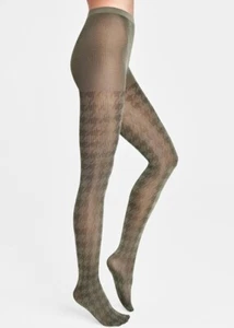 Wolford Scout Tights (Brand New) Hunter/Black - size: Large - Picture 1 of 4