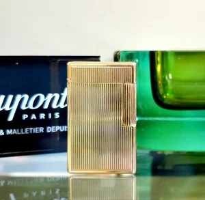 Original S.T. Dupont Line 1 Feuerzeug in Gold - Bild 1 von 6