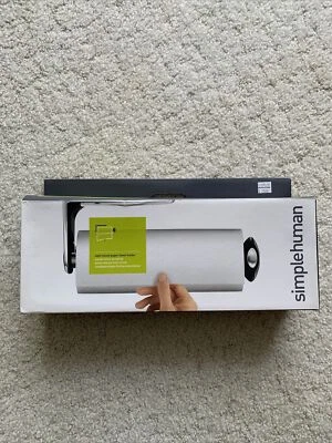 Toallero de papel de montaje en pared de acero inoxidable Simplehuman KT1024 ¡Nuevo en caja Nuevo! Foto 1 de 4