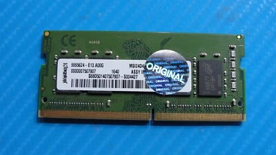 MSI GT62VR 6RD Kingston 8GB Memory RAM SO-DIMM MSI24D4S7S8MB-8 9995624-E13.A00G - Image 1 of 2